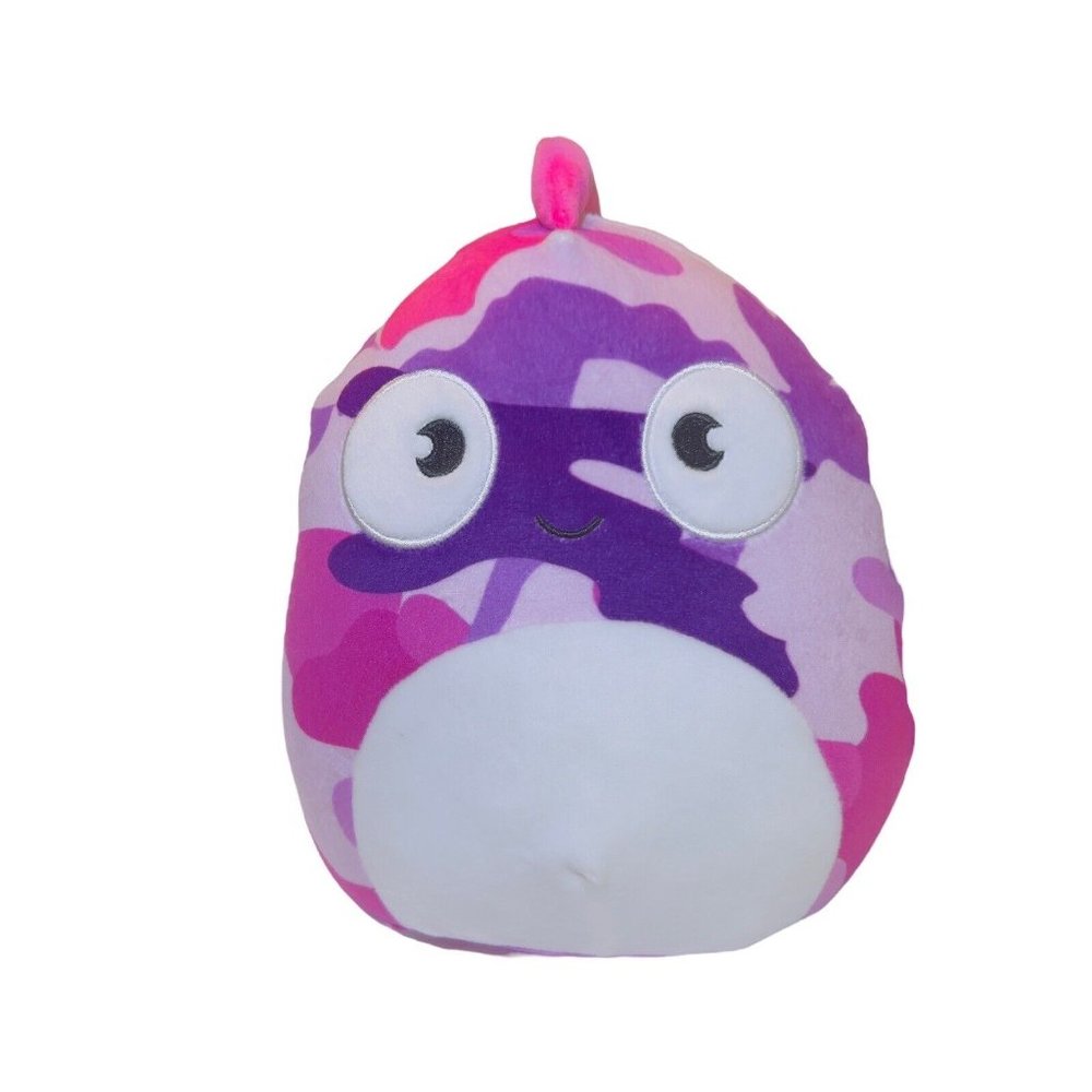 Squishmallow Kelly Toy Pink Camo Bronte 9" Plush Chameleon Stuffed Animal Toy